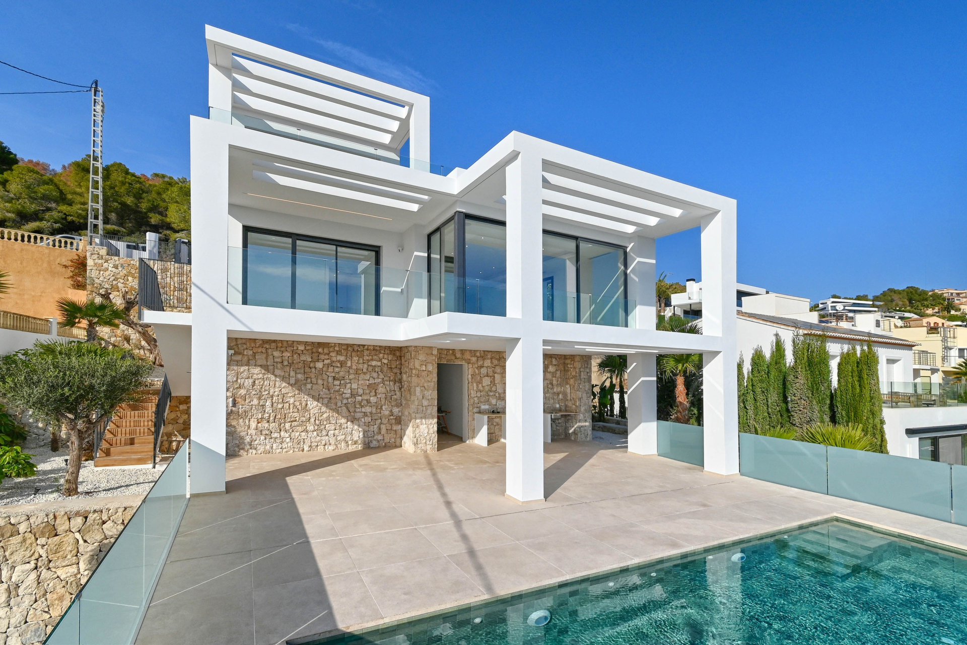 Villa moderna de nueva construcción en Calpe.